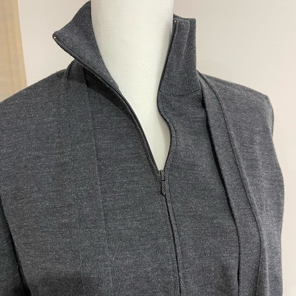 Akris Punto Wool Pullover Cardigan - Picture 2 of 6